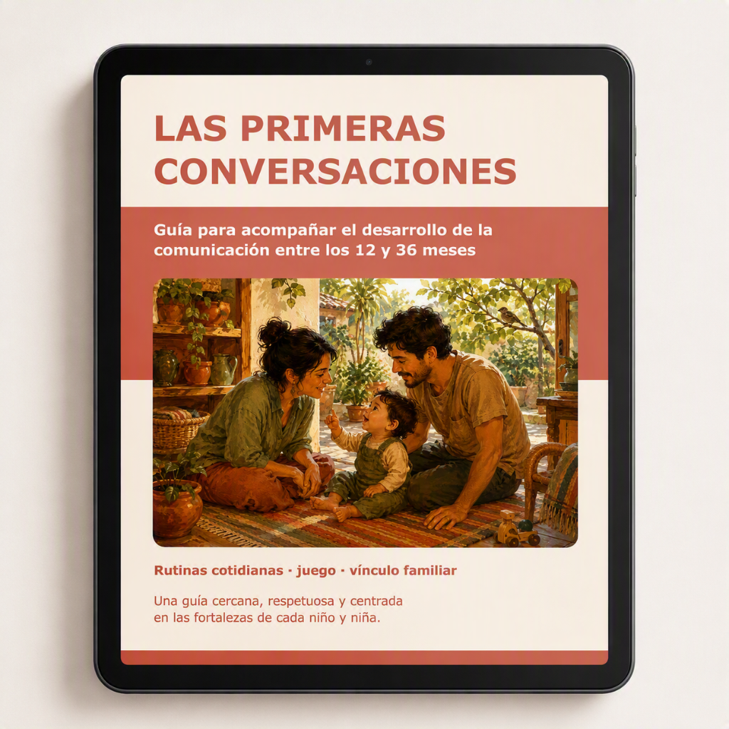Guía digital: El lenguaje crece en casa para niños de 12 a 36 meses.